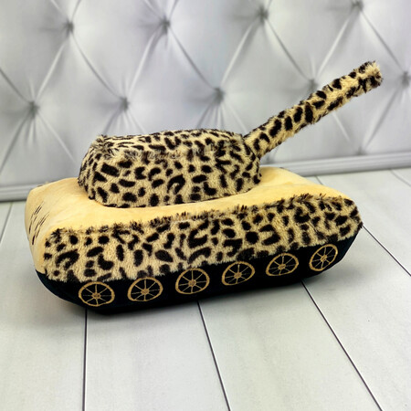 М'яка іграшка танк Леопард леопардовий 32 см Копиця зображення