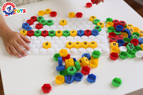 Іграшка мозаїка Абетка та арифметика ТехноК фото 3
