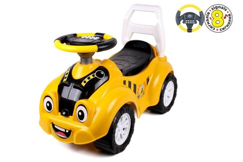 Автомобіль для прогулянок жовто-чорний ТехноК