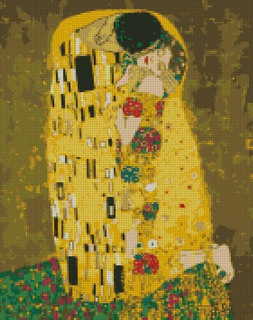 Алмазна мозаїка "Аура поцілунку" Ідейка