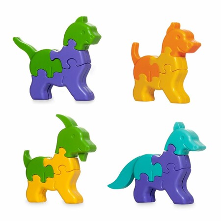 Іграшка розвиваюча: 3D пазли - Тваринки (4шт.) - 32 ел Tigres 39355