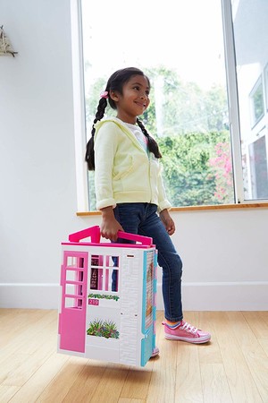 Кукольный дом для Барби Портативный Barbie Doll House Playset, Multicolor FXG54 