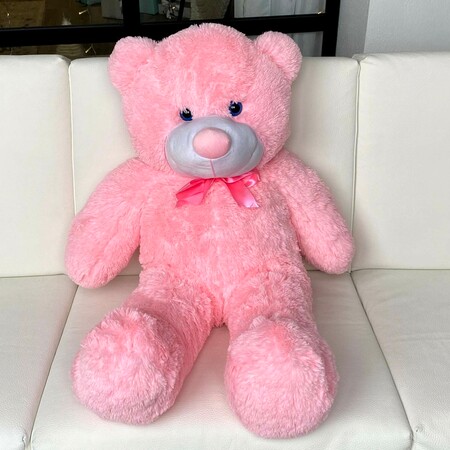 Плюшевий ведмедик Рафаель рожевий 100 см зображення 2