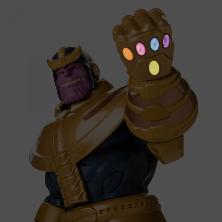 Интерактивная фигурка говорящий Танос Дисней Thanos Talking Action Figure изображение 2