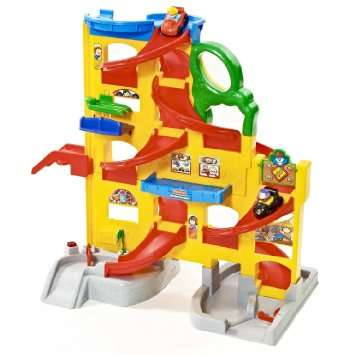 Фото0 Многоуровневая горка-парковка с машинками, Fisher price Развивающие и интерактивные