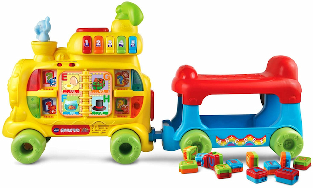 Алфавитный поезд ходунки каталка VTech Sit-to-Stand Alphabet Train изображение 