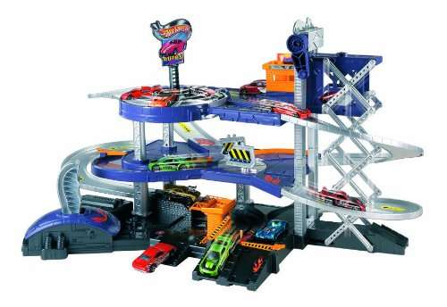 Фото0 Детский автотрек Хот Вилс Мега гараж, Mattel Hot Wheels Mega Garage Playset Хот вилс купить