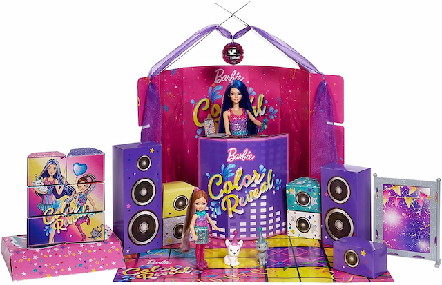 Игровой набор Барби Цветное преображение Barbie Color Reveal Surprise Party Set изображение 5