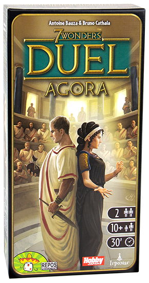 Настольная игра 7 Чудес: Дуэль Агора укр.версия 7 Wonders Duel: Agora