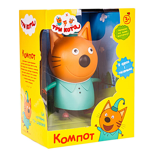 Игровая фигурка Компот Три Кота со звуковыми эффектами изображение 2