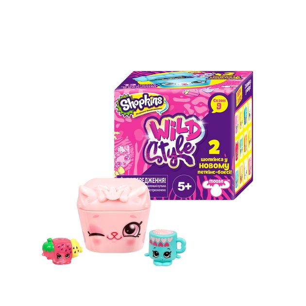 Фото2 Набор фигурок SHOPKINS S9 серии "Wild style" -  ПЕТКИНС-БОКС (2 шопкинса, бокс) Каталог