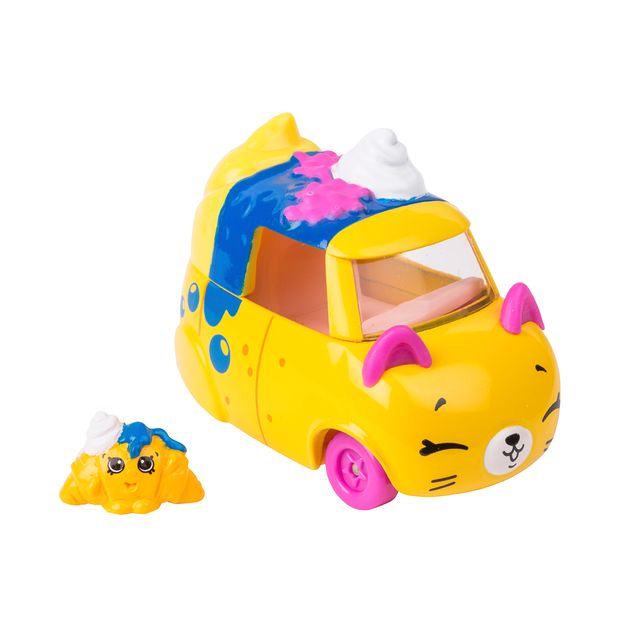 Фото2 Мини-машинка SHOPKINS CUTIE CARS S3 - СЕДАН-КРУАСАН (с мини-шопкинсом) Каталог