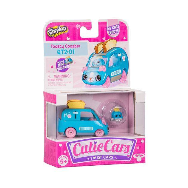 Фото6 Мини-машинка SHOPKINS CUTIE CARS S3 - ТОСТЕР-РОДСТЕР (с мини-шопкинсом) Каталог