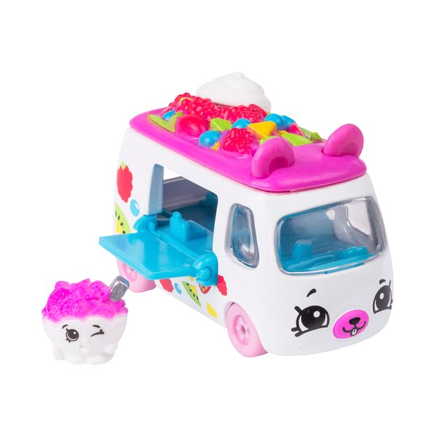 Фото2 Мини-машинка SHOPKINS CUTIE CARS S3 - ФРУКТОВЫЙ РЕЙСЕР (с мини-шопкинсом) Каталог