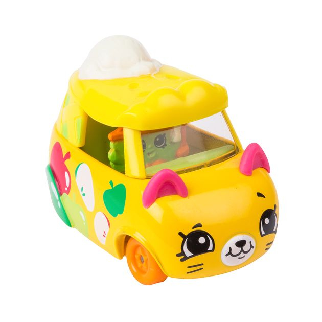 Фото4 Мини-машинка SHOPKINS CUTIE CARS S3 - БЫСТРЫЙ ПИРОЖОК (с мини-шопкинсом) Каталог