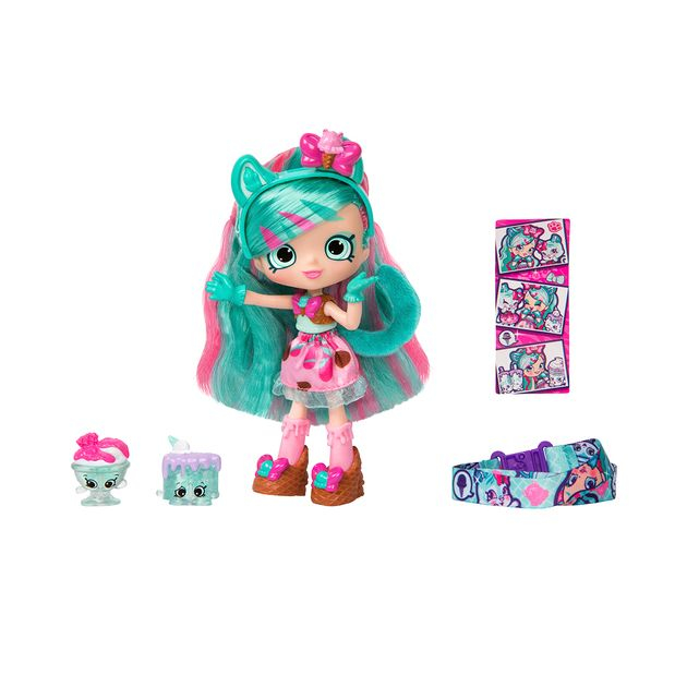 Фото2 Кукла SHOPKINS SHOPPIES S9 серии "Wild style" -  ЗИМНЯЯ МИНТИ (с аксессуарами) Каталог