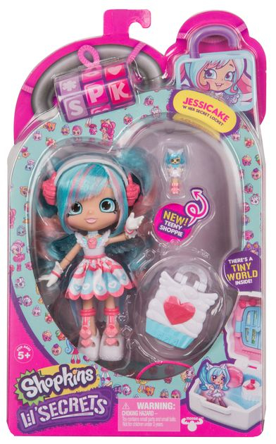  Кукла SHOPKINS SHOPPIES серии "Маленькие секреты" - ДЖЕССИ КЕЙК (мини-шкатулка, аксессуары) Каталог