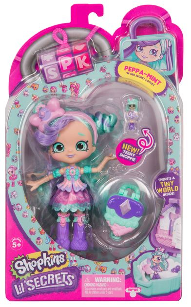  Кукла SHOPKINS SHOPPIES серии "Маленькие секреты" - МИНДИ МИНТИ (мини-шкатулка, аксессуары) Каталог