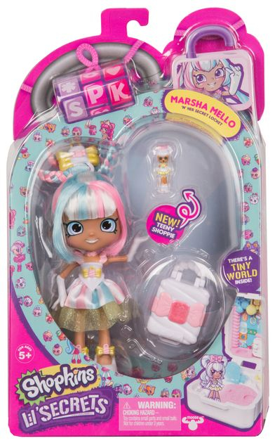  Кукла SHOPKINS SHOPPIES серии "Маленькие секреты" - МАРША МЕЛЛОУ (мини-шкатулка, аксессуары) Каталог