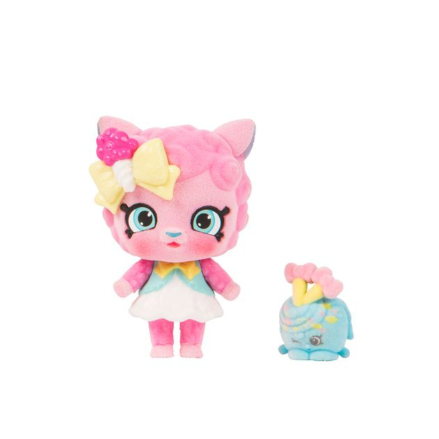 Фото2 Фигурка SHOPKINS SHOPPETS S9 серии "Wild style" – САХАРНЫЕ КУДРЯШКИ (эксклюзивный шопкинс, подставка Каталог