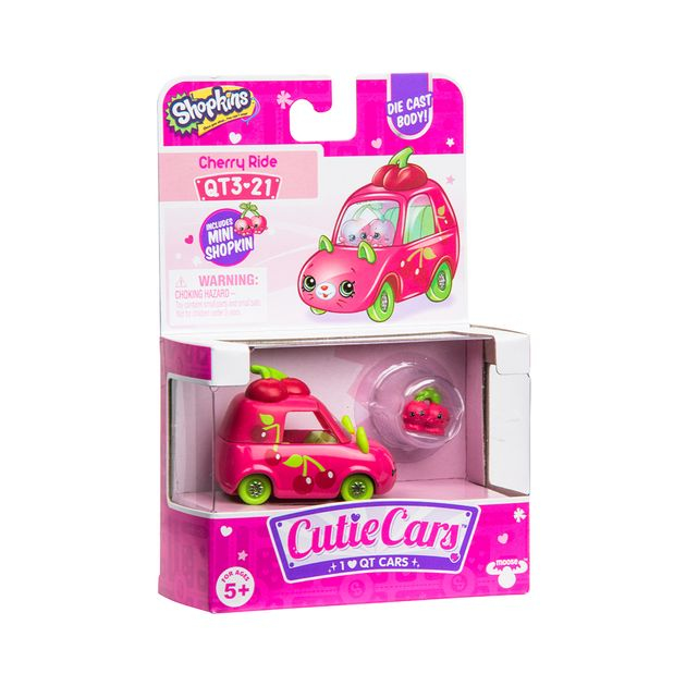 Фото5 Мини-машинка SHOPKINS CUTIE CARS S3 - ВИШНЕВЫЙ ВЕН (с мини-шопкинсом) Каталог