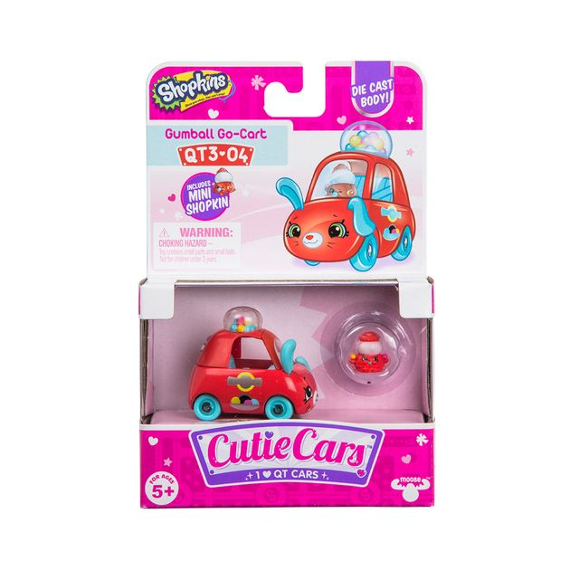 Фото4 Мини-машинка SHOPKINS CUTIE CARS S3 - БАБЛИ-КАР (с мини-шопкинсом) Каталог