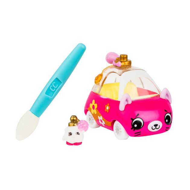 Фото2 Мини-машинка SHOPKINS CUTIE CARS S3 серии "МЕНЯЕМ ЦВЕТ" - ПАРФЮМ-ВРУМ (с мини-шопкинсом и кисточкой) Каталог