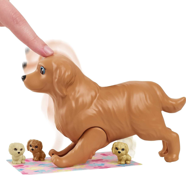 Barbie Doll with Mommy Dog and Newborn Puppies зображення 1