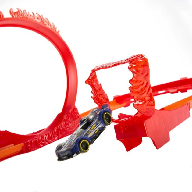 Hot Wheels Track Builder Playset Flame Stunt Pack зображення 1