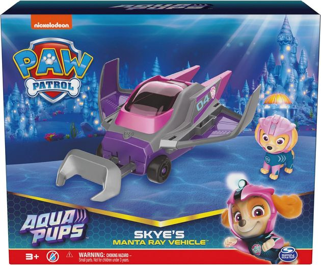 Paw Patrol Aqua Pups Skye Transforming Manta Ray Vehicle зображення 5