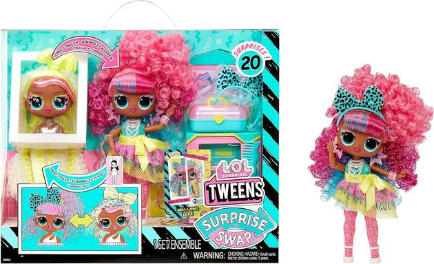 L.O.L. Surprise! Tweens Swap Curls-2-Crimps Cora 