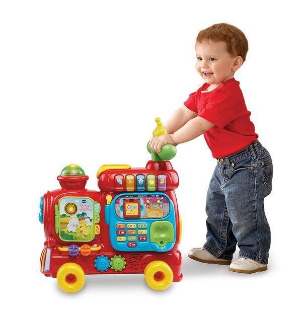 Ходунки-каталка Алфавитный поезд красный VTech Sit-to-Stand Ultimate Alphabet Train 80-181900 изображение 2