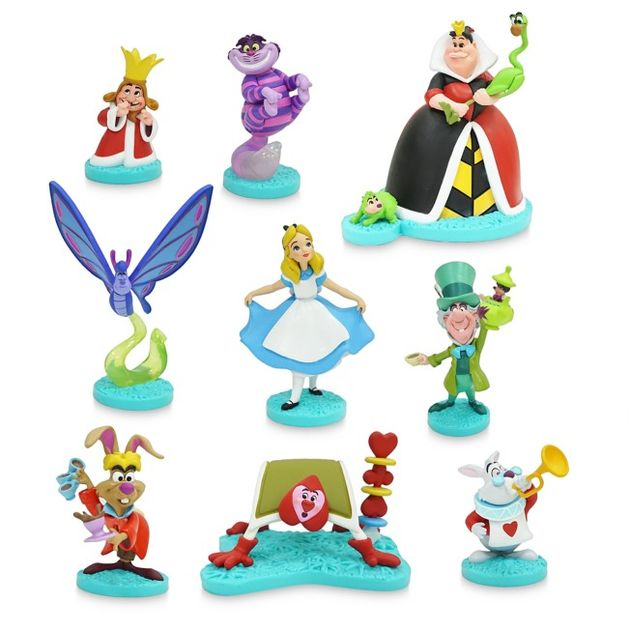 Игровой набор фигурок Алиса в стране чудес Alice In Wonderland Deluxe Figurine Play Set изображение 