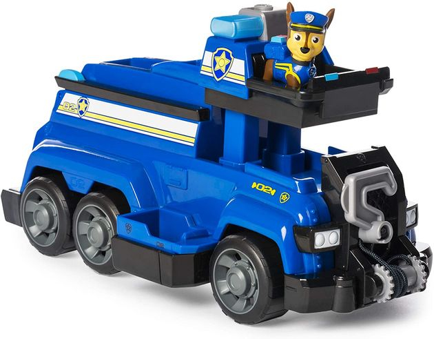 Автомобиль Чейза с 6 щенками Щенячий Патруль Paw Patrol Chase’s Total Team Rescue Police Cruiser изображение 1