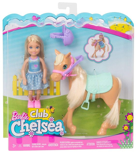 Barbie Club Chelsea Doll & Horse