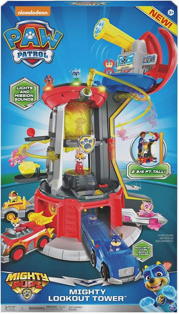 Смотровая башня Могучих Щенков Щенячий Патруль Paw Patrol Mighty Pups Super Paws Lookout Tower изображение 2