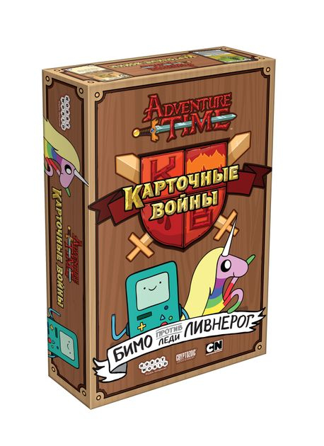 Настольная игра Время Приключений: Карточные войны - Бимо против Леди Ливнерог изображение 1