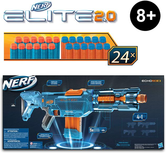 Бластер Нерф Элит 2.0 Ехо NERF Elite 2.0 Echo CS-10 изображение 2