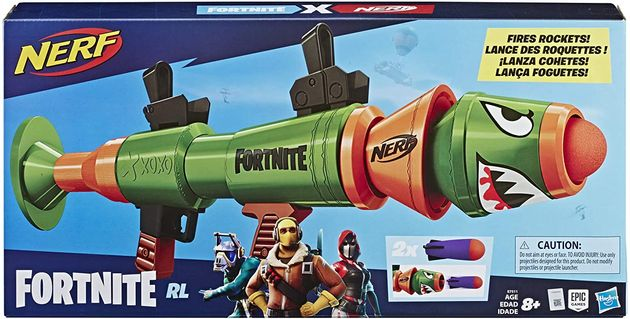 Бластер Нерф Фортнайт NERF Fortnite Rl Blaster - Fires Foam Rockets изображение 2