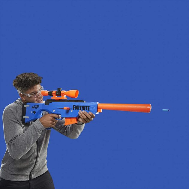 Бластер Нерф Фортнайт синий NERF Fortnite BASR-R  изображение 2