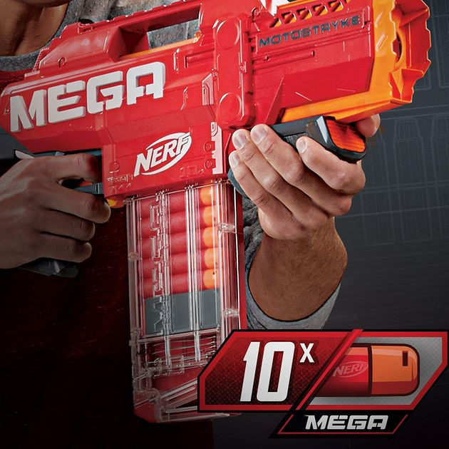 Бластер Нерф Мото Страйк Nerf Mega Motostryke изображение 1