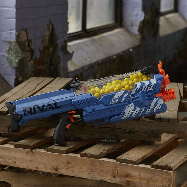 Бластер Нерф Райвал Немезис синий Nerf Rival Nemesis MXVII-10K изображение 5