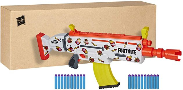 Бластер Бургер с наклейками Nerf Fortnite AR-Durrr Burger  изображение  1