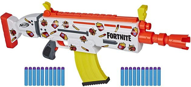 Бластер Бургер с наклейками Nerf Fortnite AR-Durrr Burger  изображение 