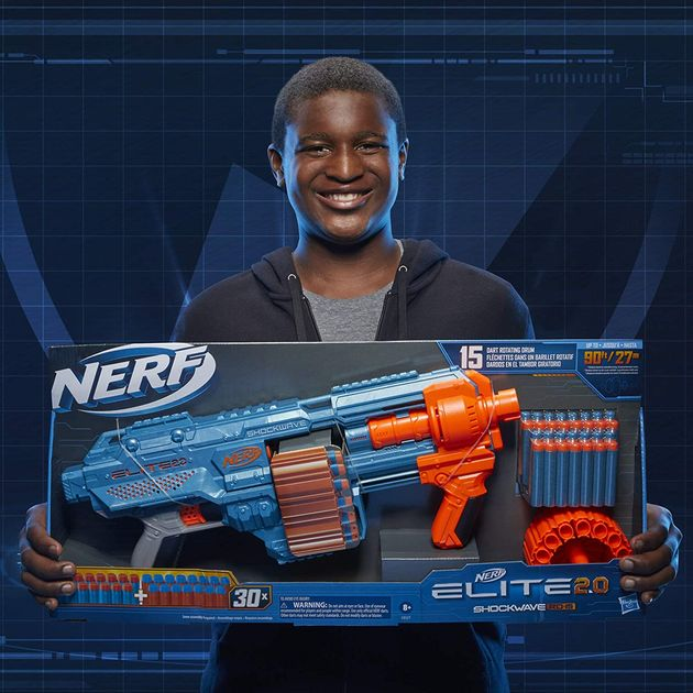 Бластер многозарядный Шоквейв Nerf Elite 2.0 Shockwave RD 15 изображение 3