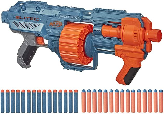 Бластер многозарядный Шоквейв Nerf Elite 2.0 Shockwave RD 15