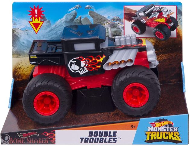 Джип Хот Вилс Монстр Трак Бон Шейкер Hot Wheels Monster Truck Bone Shaker GCG07 изображение 3