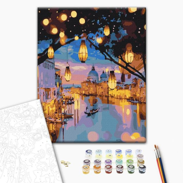 Вечірній блиск Венеції 40х50 см Brushme зображення