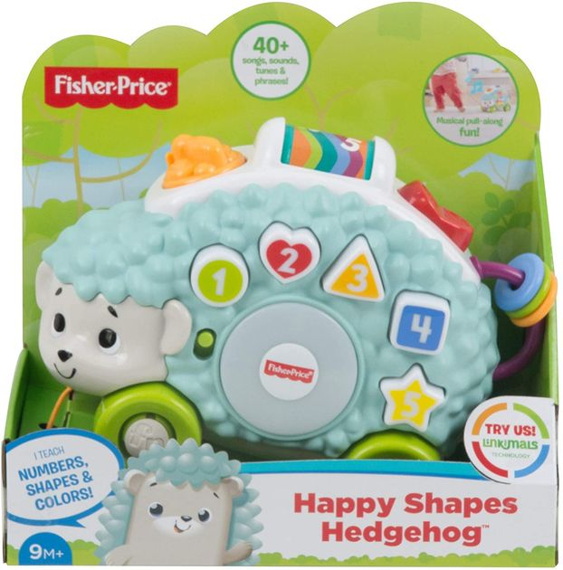 Интерактивный игровой Ежик-сортер Фишер Прайс Fisher-Price Linkimals Happy Shapes Hedgehog изображение 2