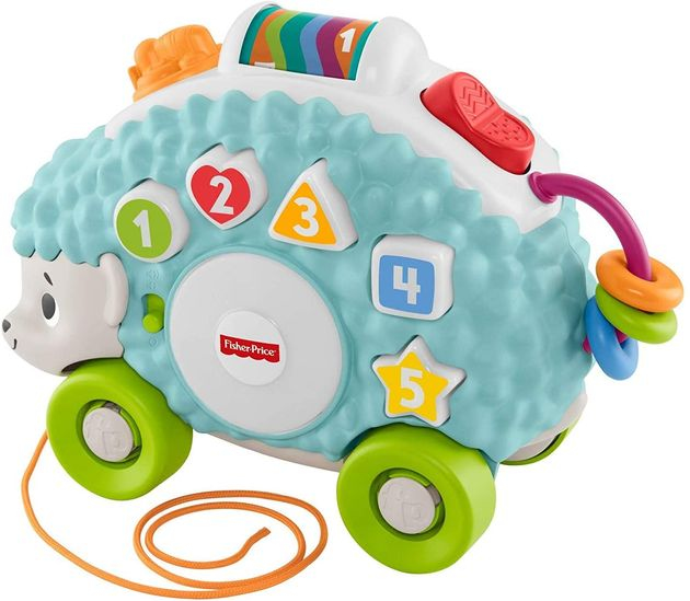 Интерактивный игровой Ежик-сортер Фишер Прайс Fisher-Price Linkimals Happy Shapes Hedgehog изображение 4